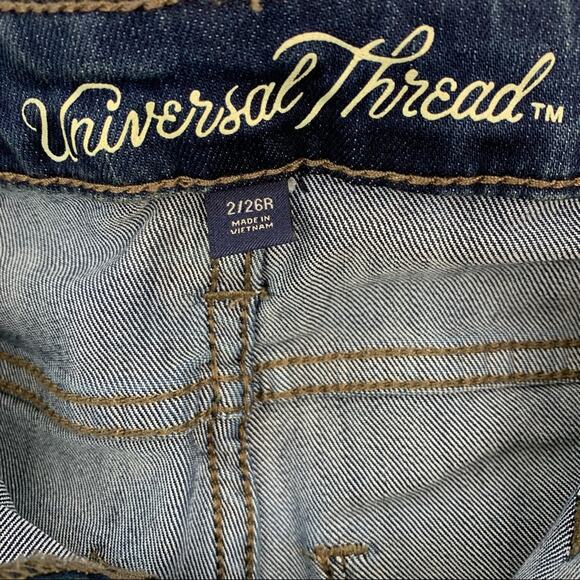 Universal Thread Mid Rise Jegging Dark Wash Size 2 NWT - Picture 8 of 9